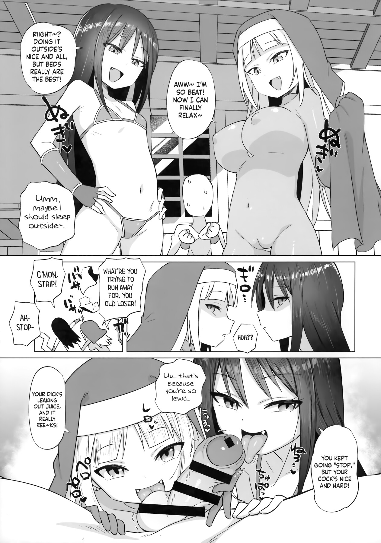 Hentai Manga Comic-The Brat Party and The Correcting Old Man-Read-11